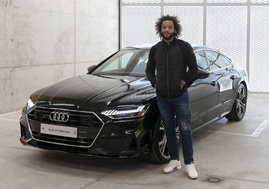 O jogador Marcelo Vieira escolheu A7 Sportback 50 TDI quattro tiptronic