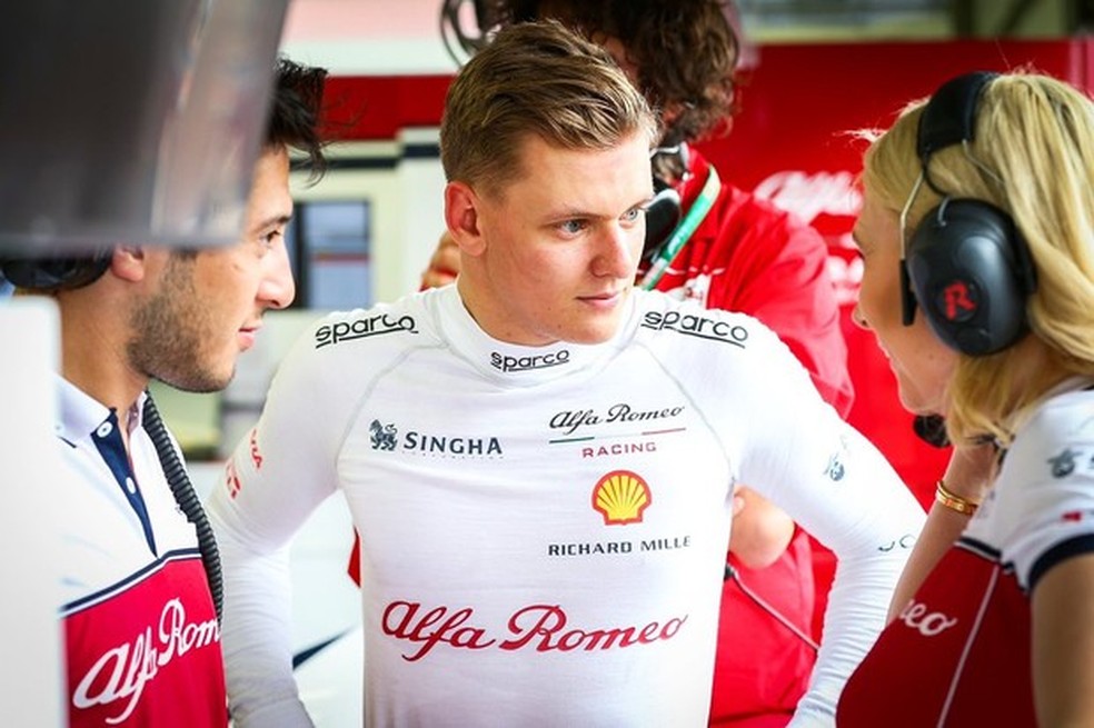 Mick Schumacher fez teste pela Ferrari (Foto: Reprodução) — Foto: Auto Esporte