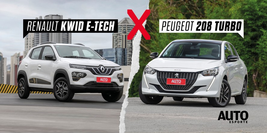 Renault Kwid E-Tech x Peugeot 208 turbo