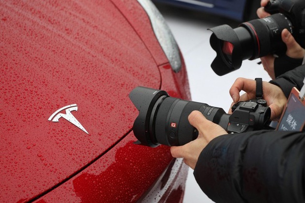  Tesla tem ações avaliadas em mais de R$ 960 bilhões (Foto: AFP) — Foto: Auto Esporte