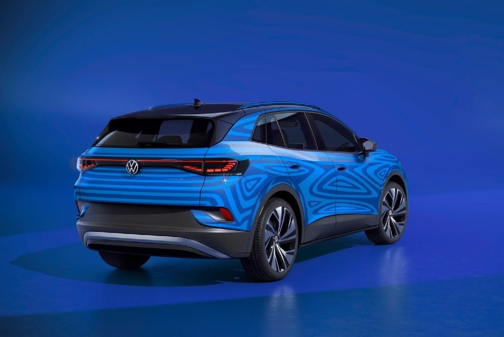 Faróis traseiros interligados compartilham o design do T-Cross (Foto: Divulgação/Volkswagen) — Foto: Auto Esporte