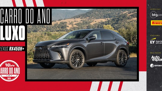 Lexus RX 450h+ é o Carro do Ano Luxo 2025