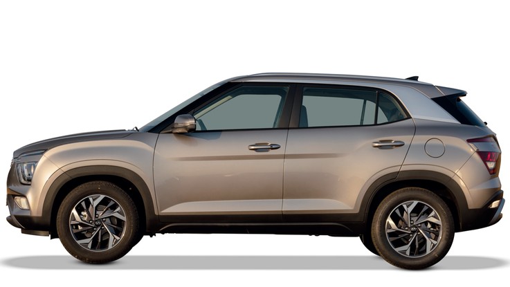 Hyundai Creta 2022 - Novo Creta terá opção de dois tons para a carroceria com barras do teto sempre em prata; rodas vão de 16 a 18 polegadas