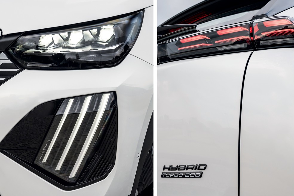 Peugeot 2008 GT Hybrid tem detalhes que evidenciam a tecnologia — Foto: Divulgação