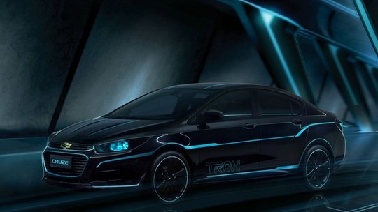 Chevrolet Cruze ganha versão inspirada no filme Tron: Legacy 