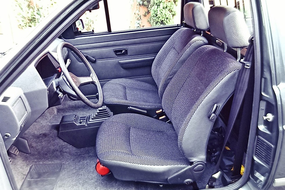 Acabamento interno passava longe de qualquer aspecto luxuoso — Foto: Acervo MIAU/Auto News Brasil
