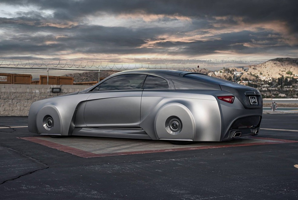 Rolls-Royce de Justin Bieber mostra uma pegada futurista e estranha ao mesmo tempo — Foto: Reprodução/Facebook
