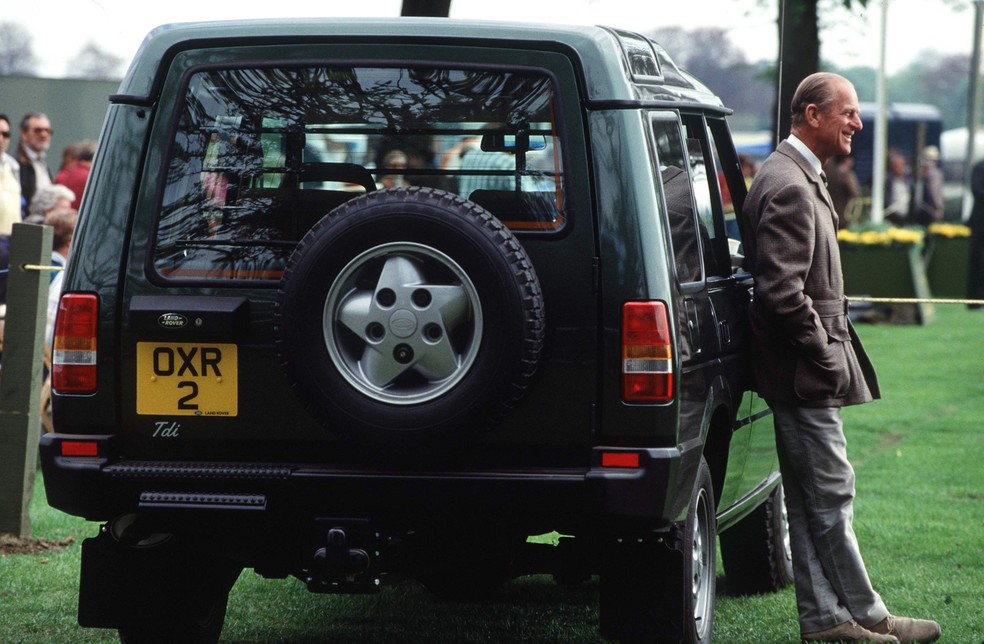 Príncipe Philip e Land Rover — Foto: Getty Images
