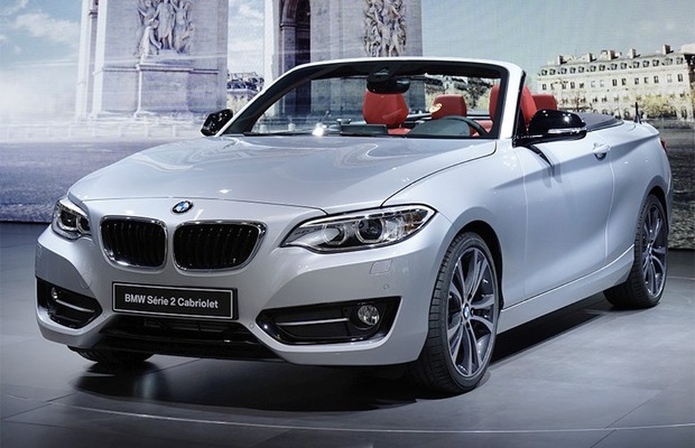 BMW Série 2 conversível no Salão de Paris (Foto: Newspress) — Foto: Auto Esporte