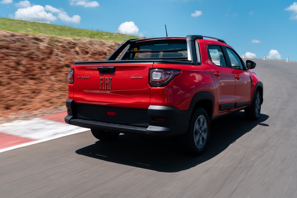 Fiat Strada com motor 1.3 anda melhor do que a antiga com motor 1.8 — Foto: Marcelo Brandt/G1 