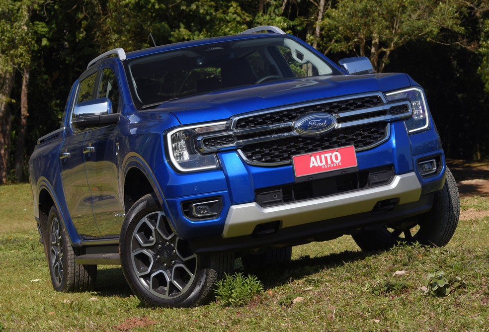 Ranger terá novidades no desenho frontal dentro da atualização de meia-vida — Foto: Murilo Goes/Autoesporte