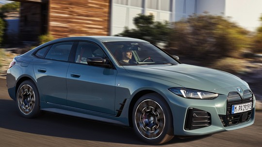 BMW i4 2025 chega com visual atualizado e preços a partir de R$ 580 mil
