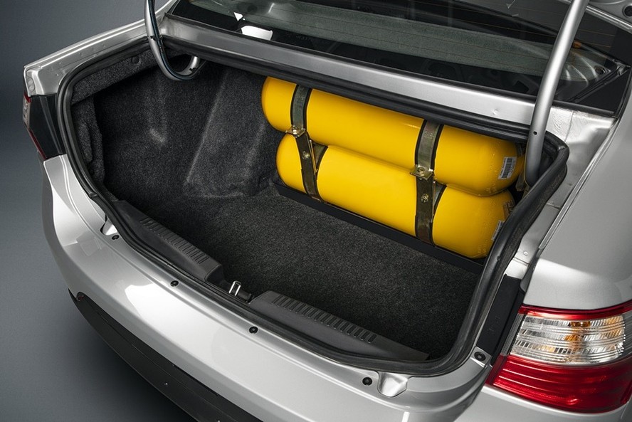 Fiat Grand Siena com preparação para GNV (Foto: Divulgação)