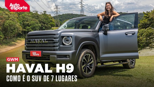 Vídeo: GWM Haval H9 é SUV de 7 lugares maior e mais barato que Toyota SW4