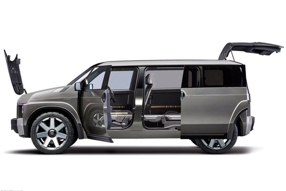 Portas corrediças e linhas quadradas são toques de van do Fj Cruiser (Foto: Divulgação) — Foto: Auto Esporte