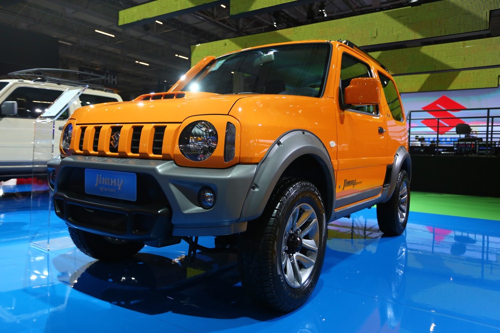Antiga geração do Jimny  — Foto: Marcelo Brandt/G1