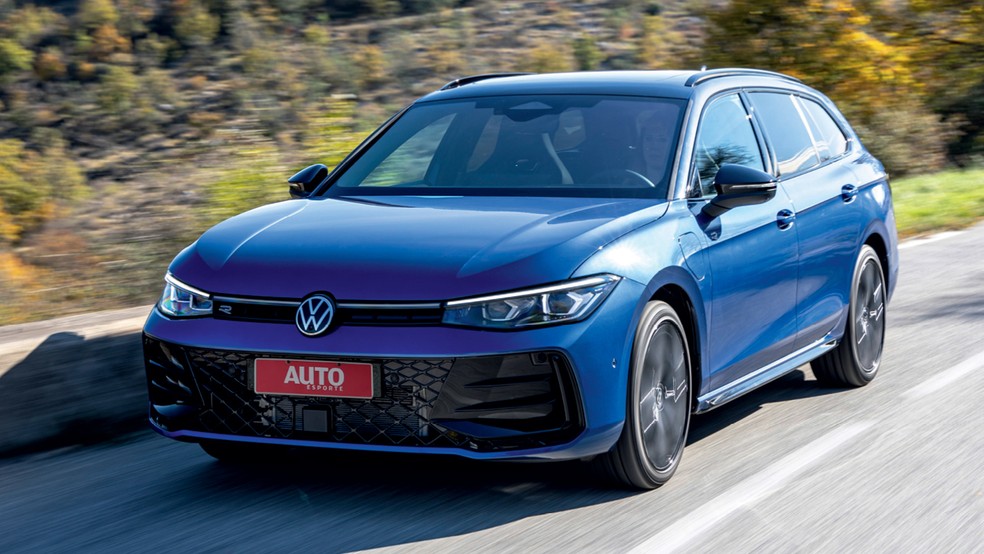 Que tal o estilo da Volkswagen Passat Variant eHybrid? Faria sucesso no Brasil? — Foto: Divulgação