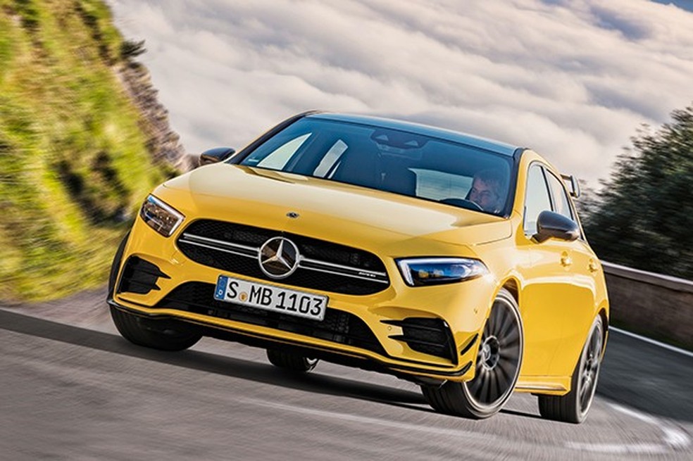 A35 AMG chega em novembro com 306 cv de potência (Foto: Divulgação) — Foto: Auto Esporte