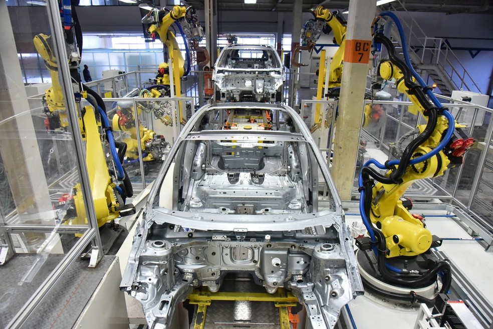 Fábrica da Volkswagen no ABC paulista  — Foto: Divulgação