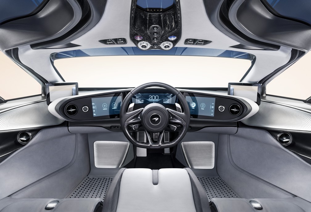 Interior do McLaren Speedtail  — Foto: McLaren/Divulgação