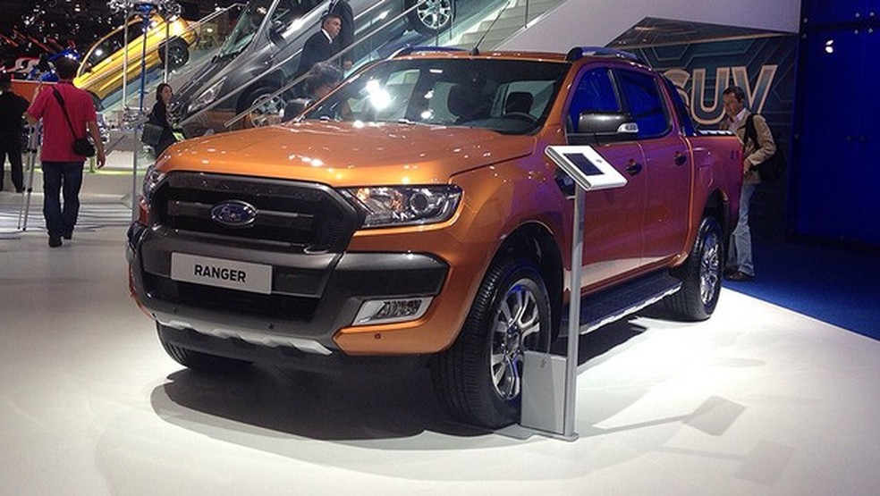Ford Ranger no Salão de Frankfurt 2015 (Foto: Giulia Lanzuolo/Auto News Brasil) — Foto: Auto Esporte