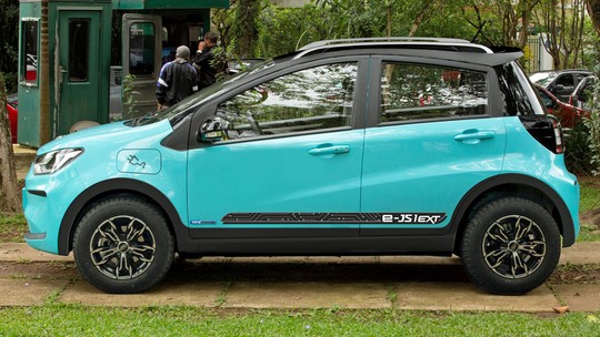 JAC substitui compacto elétrico iEV20 por versão aventureira do E-JS1