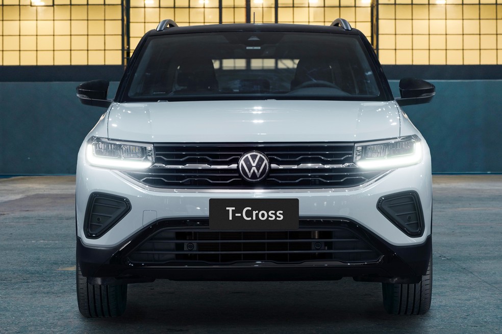 Volkswagen T-Cross tem 19 cm de altura em relação ao solo, enquanto o europeu tem 0,5 cm a menos — Foto: autoesporte