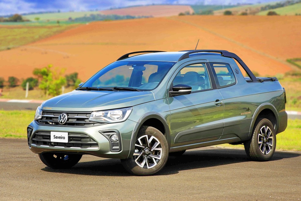 A Volskwagen Saveiro Extreme é vendida a partir de R$ 94.500 no Mercado Livre — Foto: Divulgação/Volkswagen