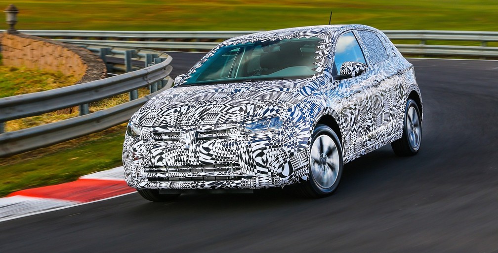  G1 testou Volkswagen Polo brasileiro, ainda camuflado — Foto: Divulgação 