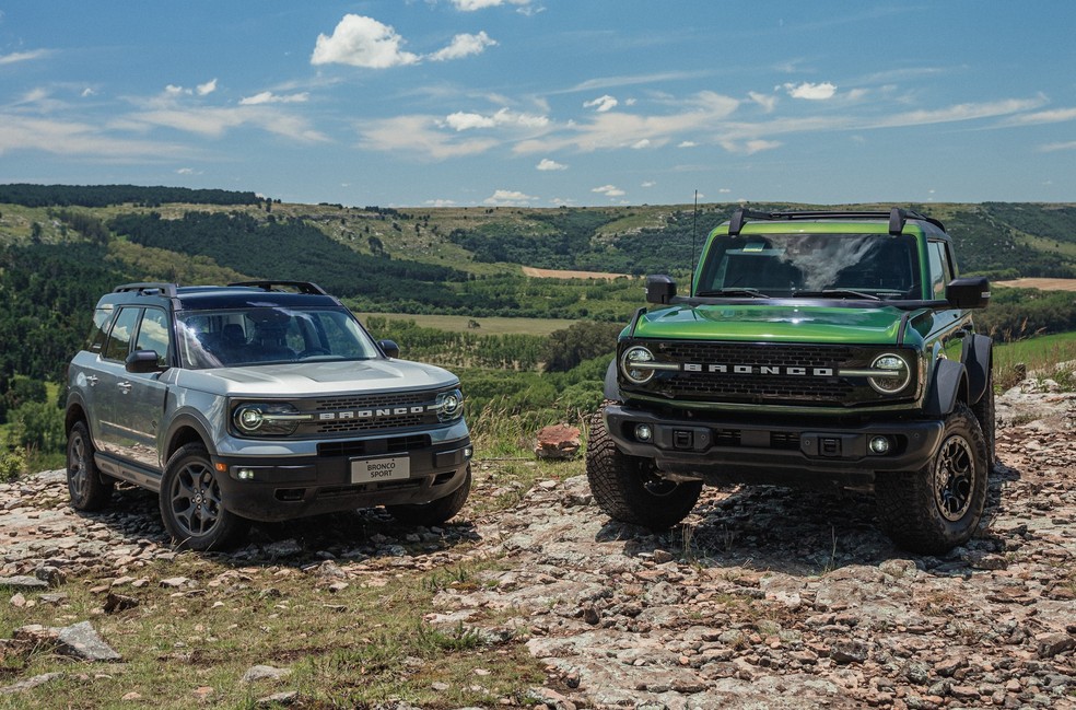 Ford Bronco é parecido com a versão Sport vendida no Brasil — Foto: Divulgação/Ford