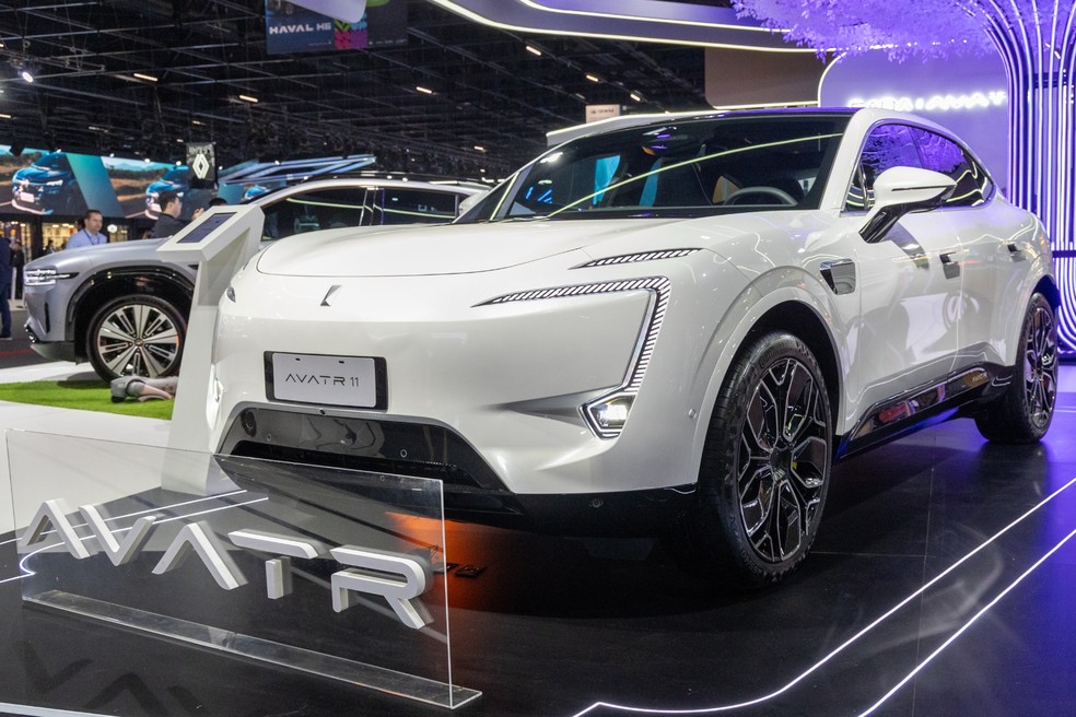 Caoa Changan Avatr 11 no Salão do Automóvel — Foto: Renato Durães/Autoesporte