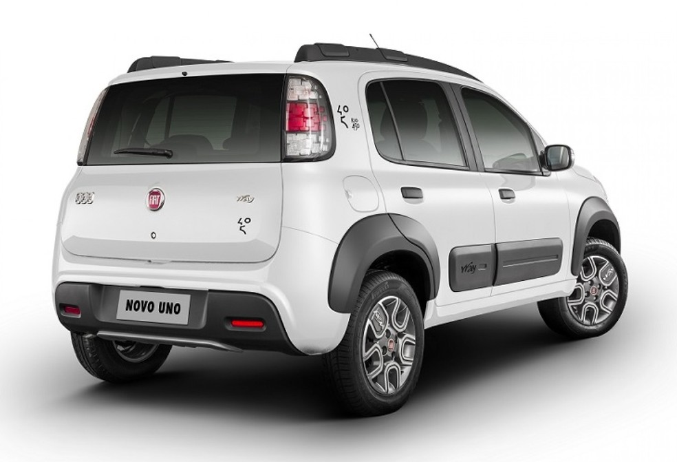 Fiat Uno Rio 450 tinha adesivos — e nada mais — Foto: Divulgação
