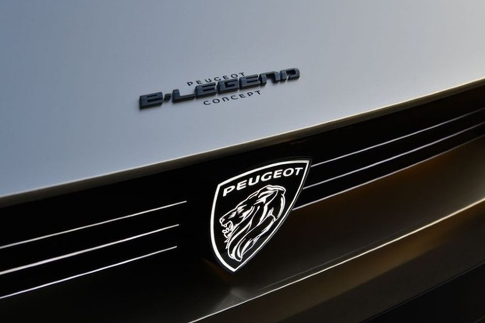 Logo da Peugeot será parecida com a do conceito e-Legend (Foto: Divulgação) — Foto: Auto Esporte