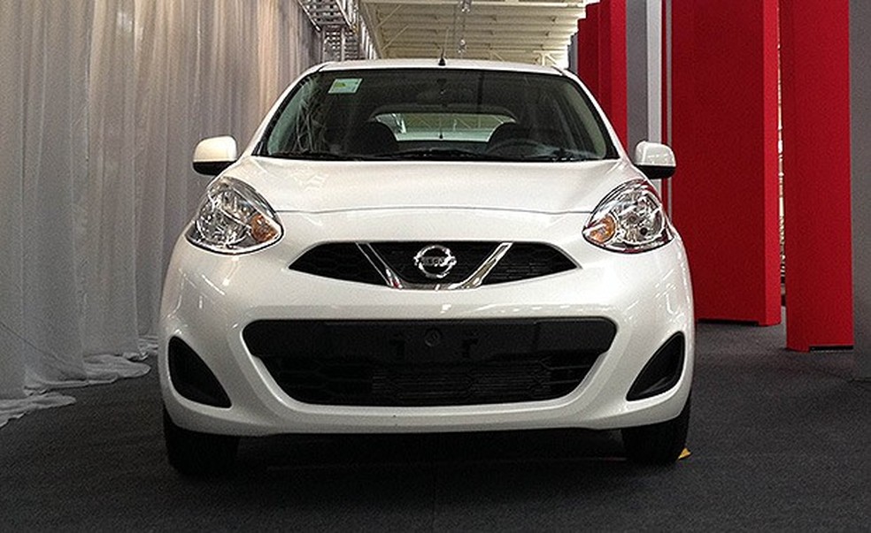 Nissan New March na fábrica da marca em Resende (RJ) (Foto: Aline Magalhães/Auto News Brasil) — Foto: Auto Esporte