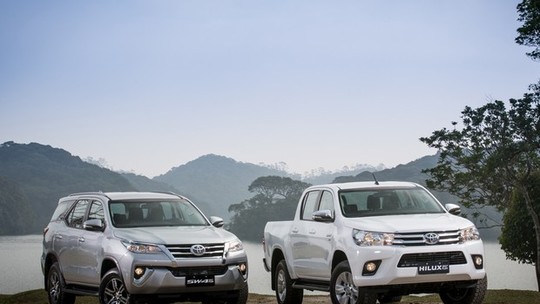 Toyota Hilux e SW4 ganham versões flex com preços de R$ 111.700 e R$ 159.600
