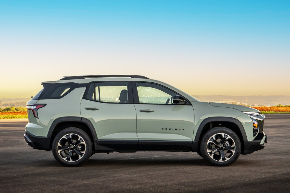 Chevrolet Equinox 2025 está 2 cm mais comprido — Foto: Divulgação/Chevrolet
