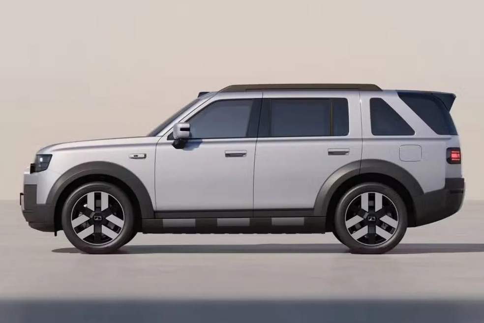 Freelander 8 é maior que o Land Rover Defender 110 — Foto: Divulgação