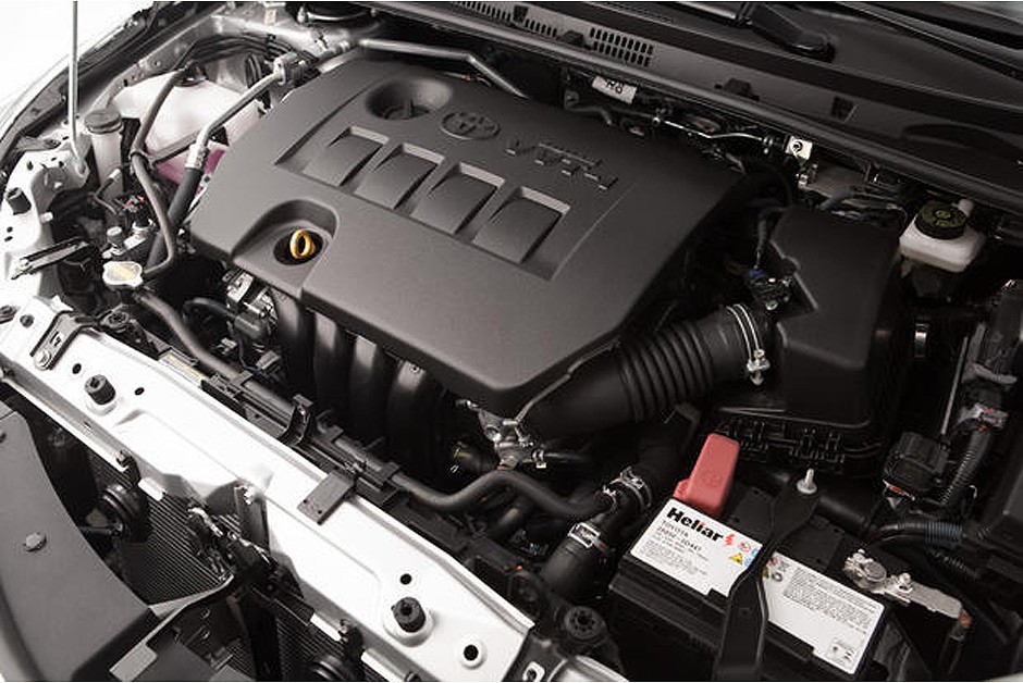 Motor 2.0L Flexfuel, Dual VVT-i DOHC de 16 válvulas do Novo Corolla 2015