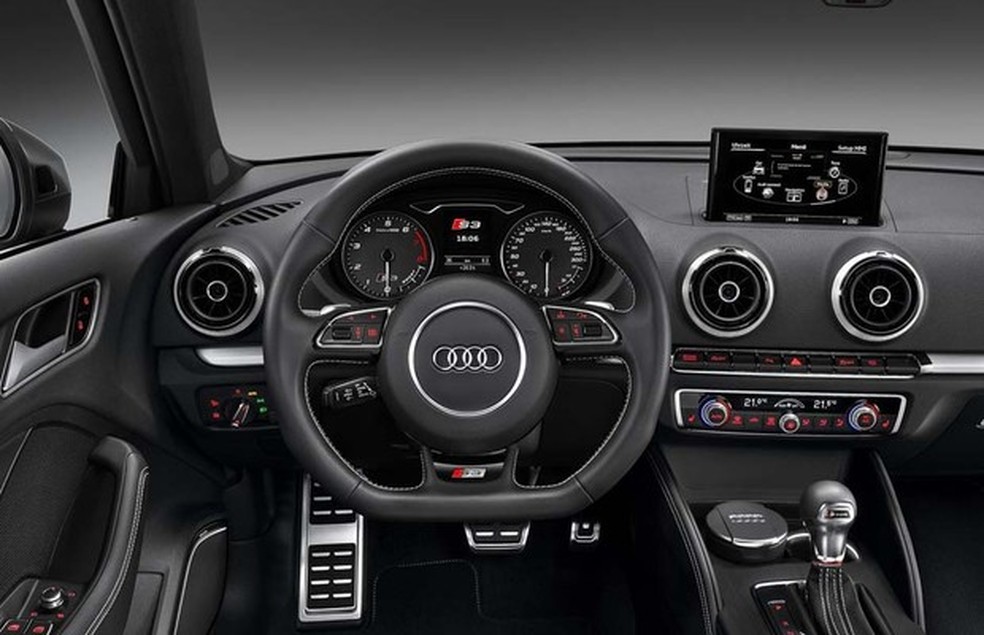 Interior do Audi S3 Sportback (Foto: Divulgação) — Foto: Auto Esporte