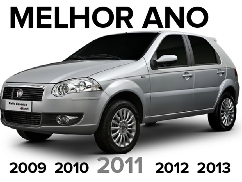 Fiat Palio tem boa opção no modelo 2011 — Foto: Divulgação