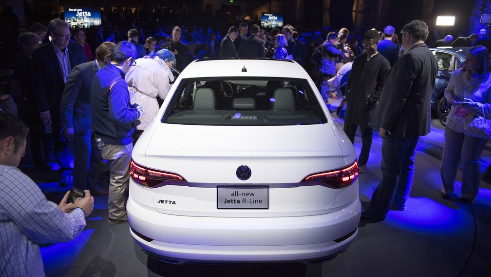 Novo Volkswagen Jetta — Foto: Jim Watson/AFP
