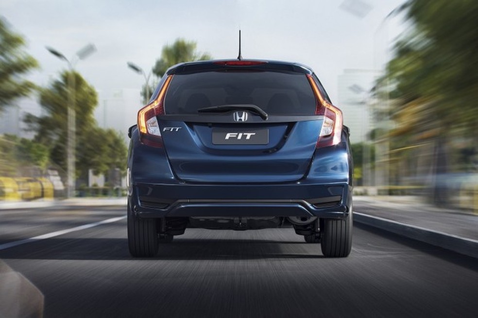 Honda Fit EXL traseira (Foto: Divulgação) — Foto: Auto Esporte