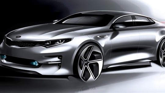 Kia divulga teaser do Optima 2016