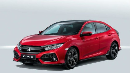 Honda Civic hatch será vendido com motor 1.0 turbo na Europa