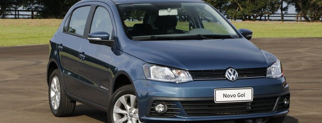 Parte frontal do Gol e Voyage tem para-choque esportivo 