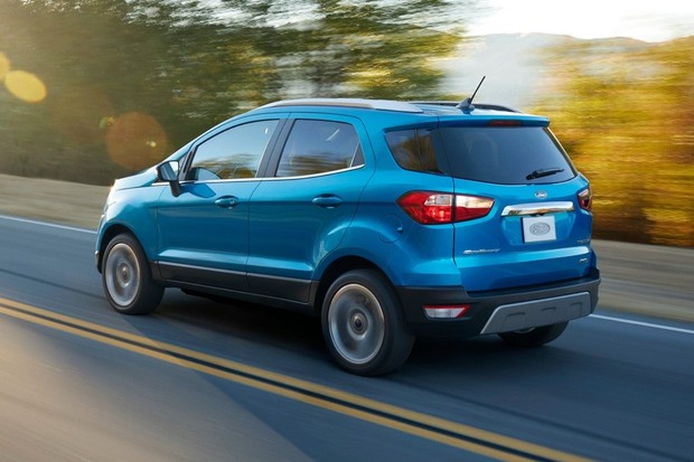 Traseira sem estepe não será aplicada no facelift do EcoSport brasileiro (Foto: Divulgação) — Foto: Auto Esporte