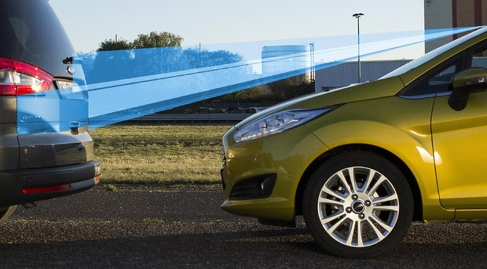 Ford explica sistema de frenagem autônoma (Foto: Divulgação) — Foto: Auto Esporte