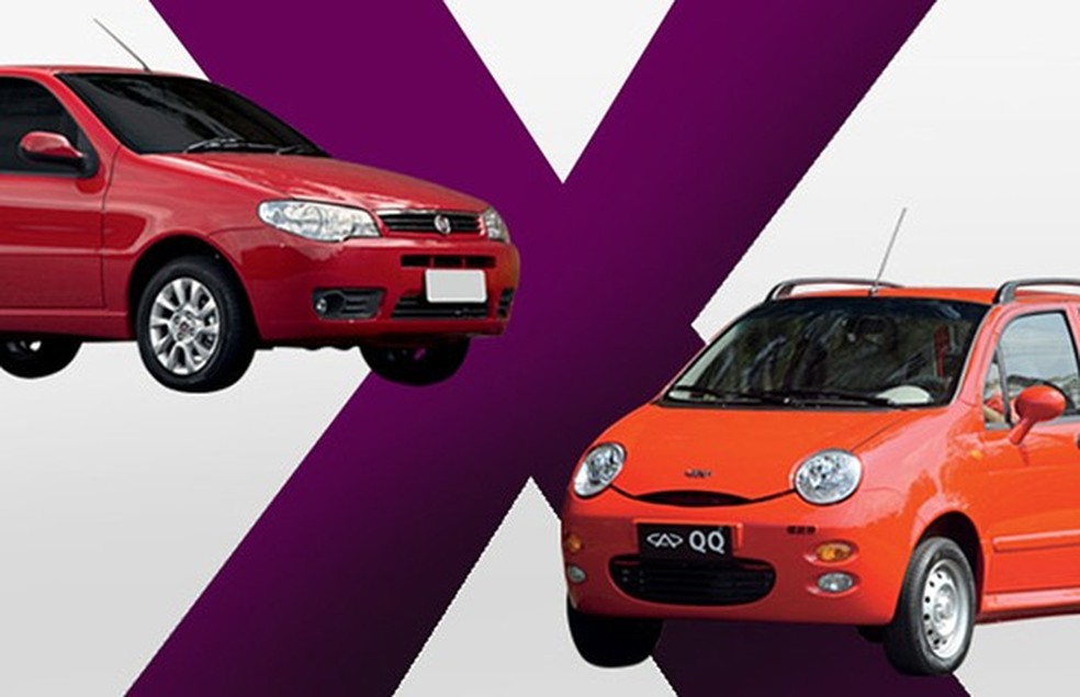 Qual Comprar Fiat Palio Fire X Chery QQ (Foto: Auto News Brasil) — Foto: Auto Esporte