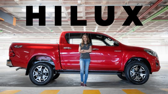 Nova Toyota Hilux reestilizada estreia motor turbodiesel de 204 cv