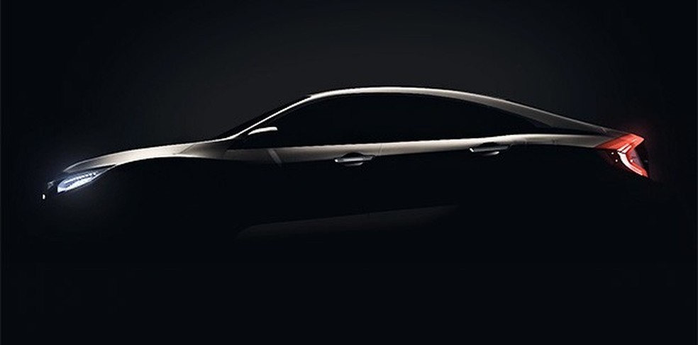 Honda Civic aparece em teaser de lançamento nacional (Foto: Honda) — Foto: Auto Esporte